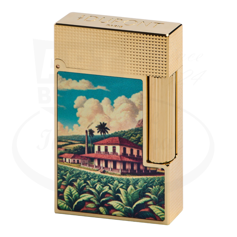 st dupont perfect tobacco S.T. Dupont Ligne 2 Perfect Cling Havana Dreams Tobacco Estate Lighter,  C16655
