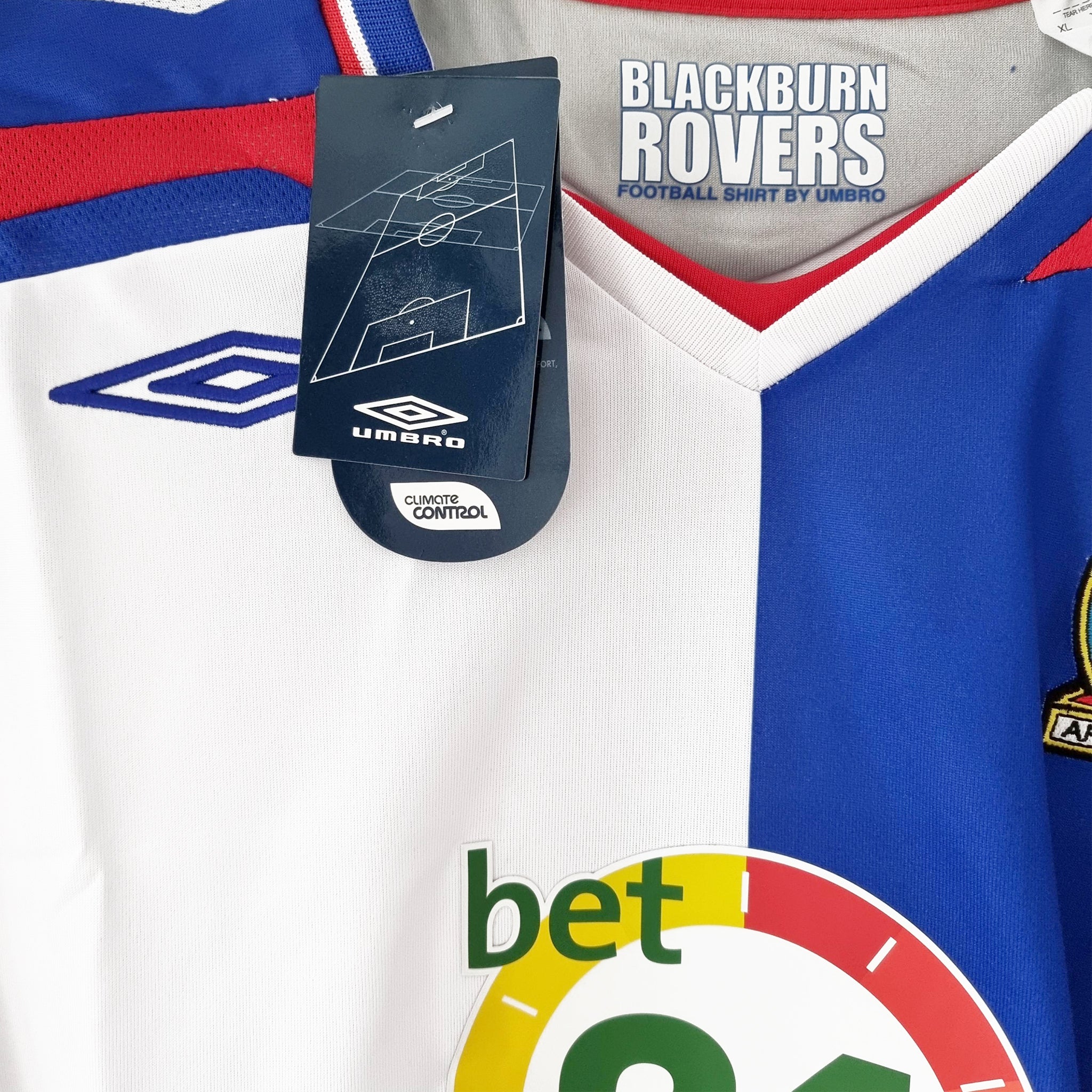 2007-08 Blackburn Rovers Home Shirt [New] XL | eBay UK