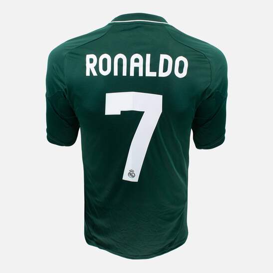2012-13 Real Madrid Away Shirt Ronaldo 7 Green [New] S | eBay
