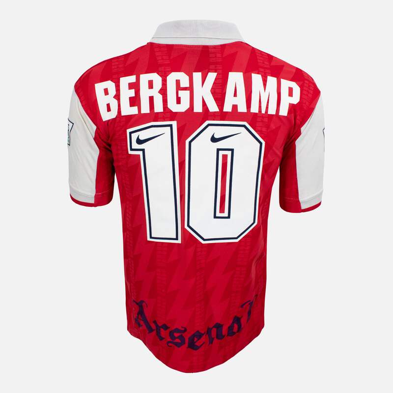 1994-96 Arsenal Home Shirt Bergkamp 10 [Excellent] L | eBay UK