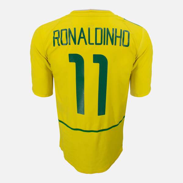 Nike ブラジル RONALDINHO 11番 シャツ 2002-04 Brazil Home Shirt Ronaldinho 11 Nike [Good] L | eBay UK