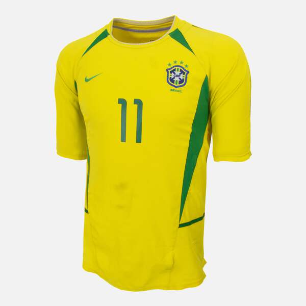 2002-04 Brazil Home Shirt Ronaldinho 11 Nike [Good] L | eBay UK