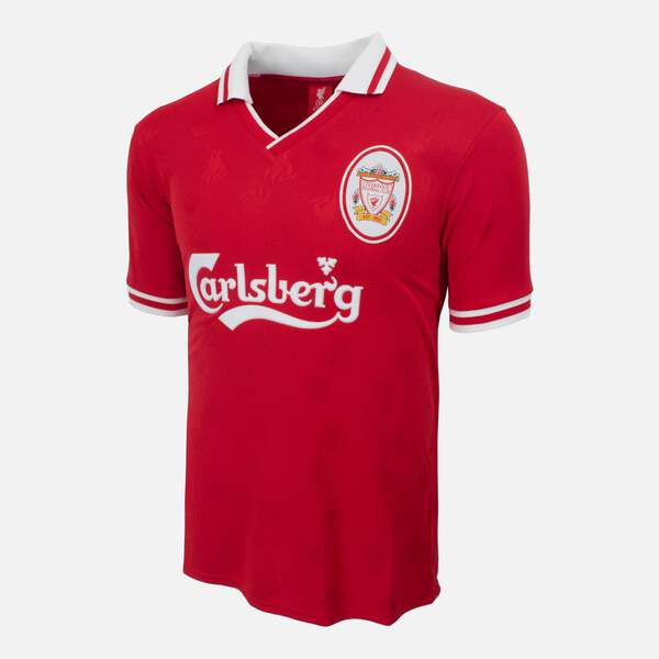 Michael Owen Signed Liverpool Shirt 1996-98 Home Rookie [18] | eBay