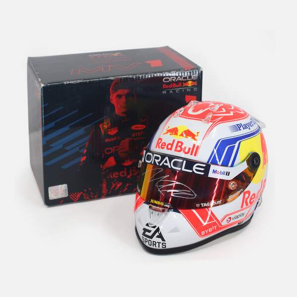 Max Verstappen Signed Red Bull Racing Helmet 2023 F1 [1:2 Scale