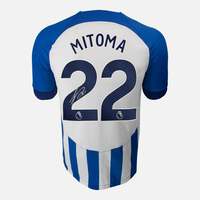Kaoru Mitoma Signed Brighton & Hove Albion Shirt Home 2023-24 [22