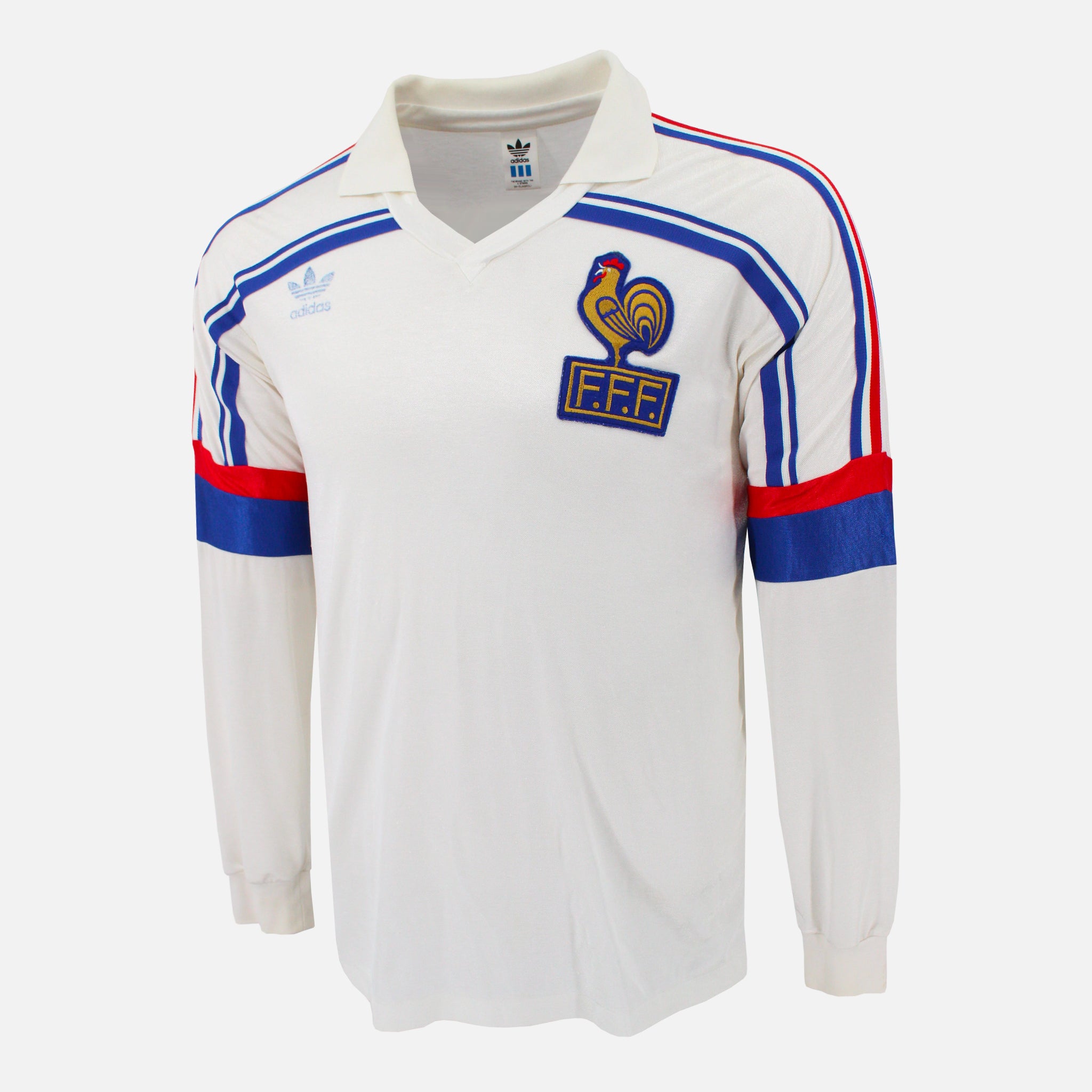 1986-89 France Away Shirt long sleeve [Excellent] M | eBay