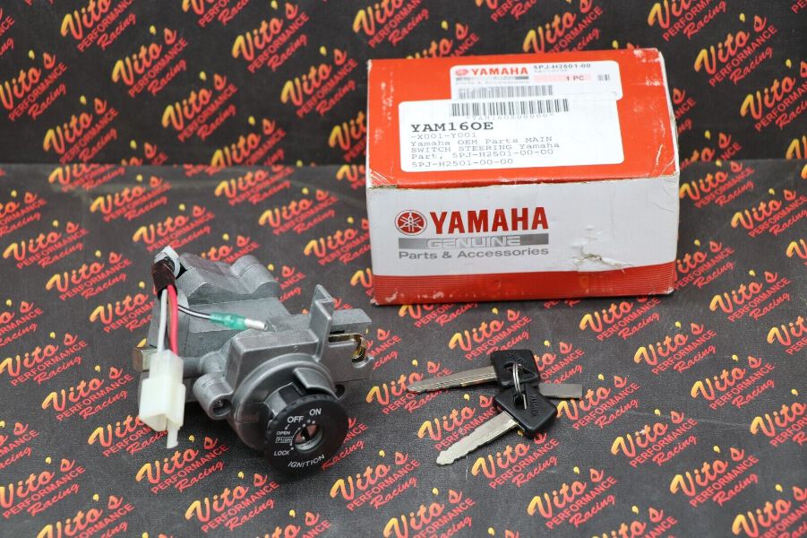 NEW SCOOTER OEM IGNITION LOCK SWITCH & 2 KEYS YAMAHA ZUMA 50