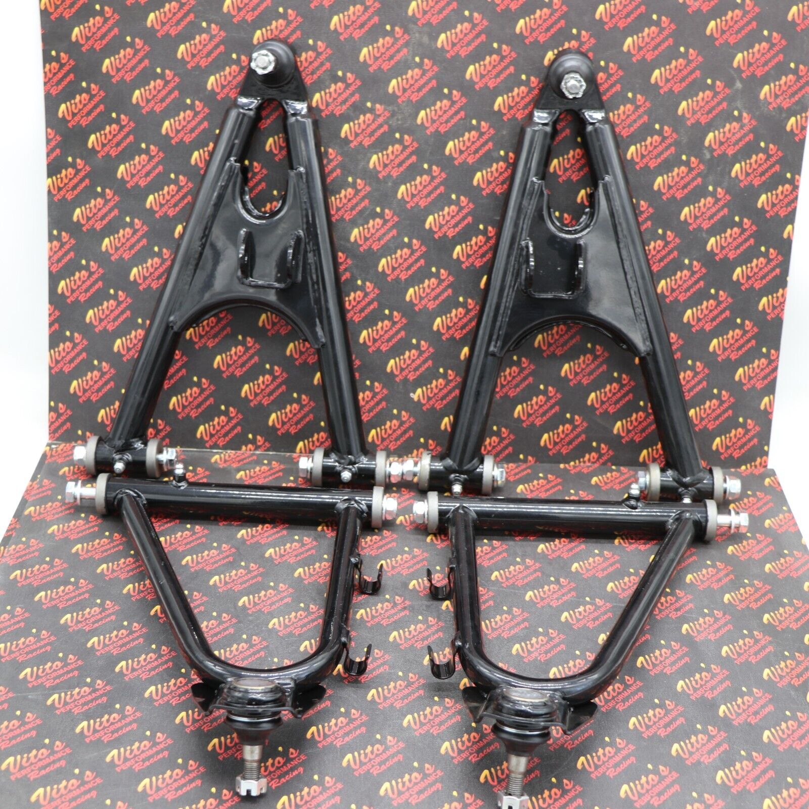 Vito's Performance OEM Replica A-Arms Set (Silver) W/ Bolts & Caps For Yamaha Banshee 1991-2006