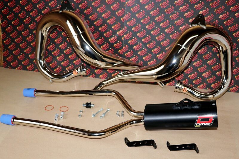 YAMAHA BANSHEE CHROME DMC 916 998 PIPES + SILENCER 1987-2006 | eBay