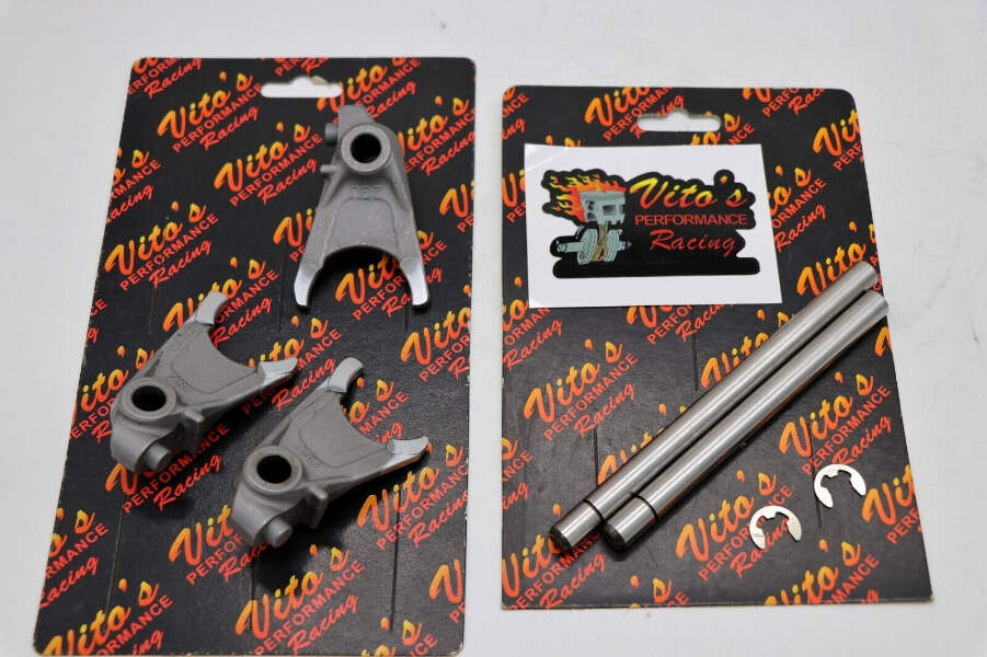 NEW 3 x shift FORKS + rods + clips cam shifting transmission