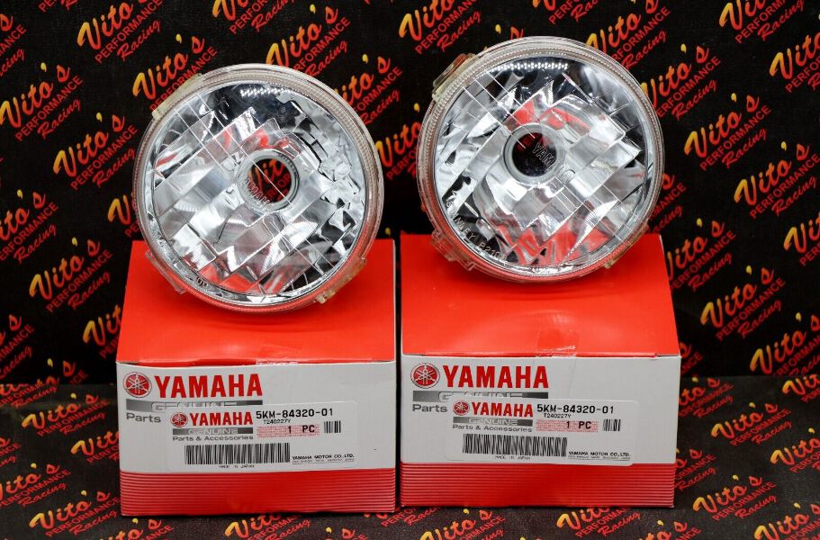 2 x headlight lens body buckets assembly OEM factory Yamaha