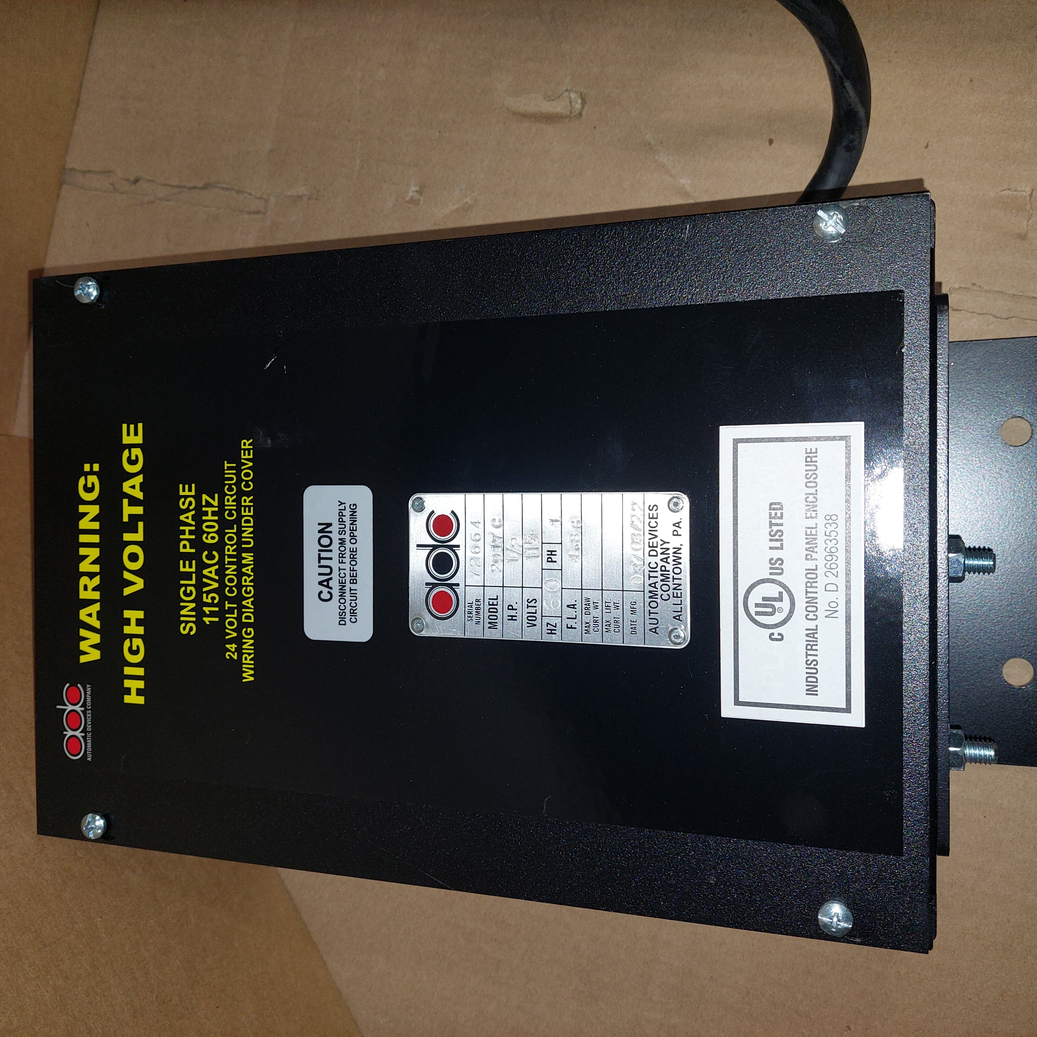 Automatic Devices Company ADC 2917 1/2HP Stage Curtain Motor