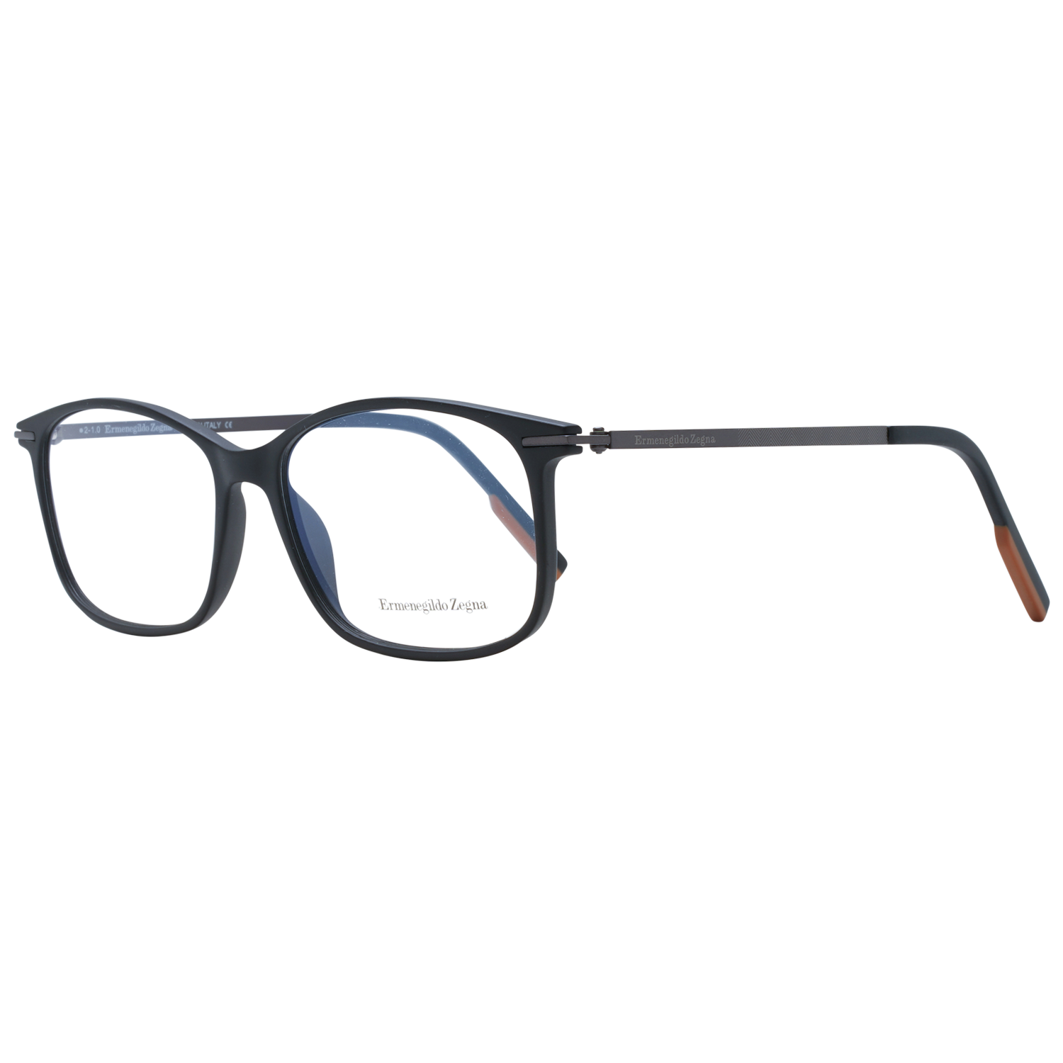 imen Ermenegildo Zegna Eyeglasses Frames EZ5172 002 Black Titanium 58mm