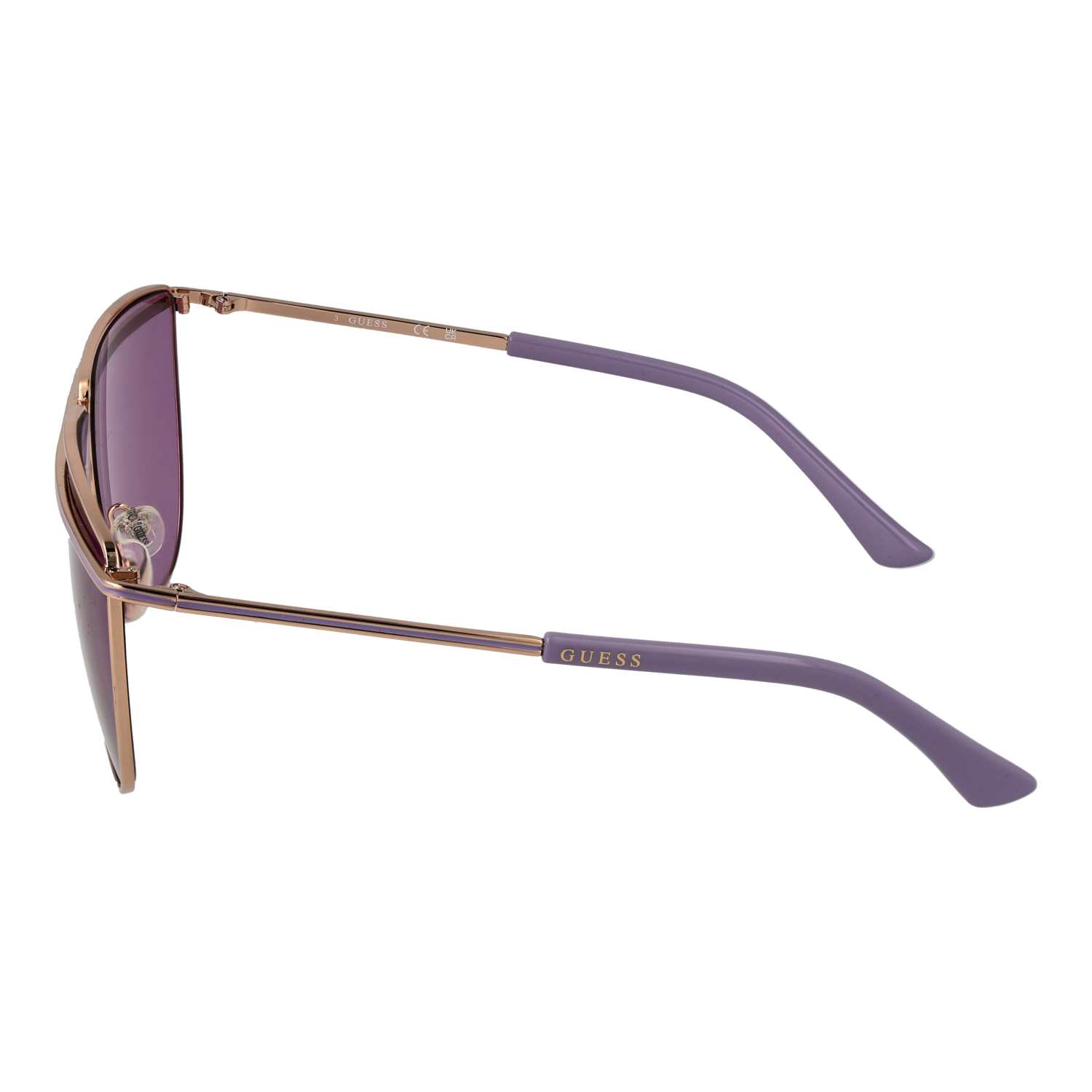 GUESS Women\'s Sunglasses - Rose Gold and Purple Guess Sunglasses GU7907-S 05B main image 3