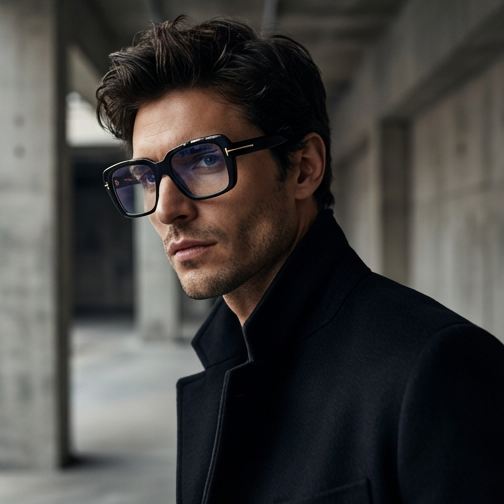 Tom Ford FT5822 Eyeglasses Havana Acetate/Metal Tom Ford® FT5892-B Square Eyeglasses - EuroOptica main image 4