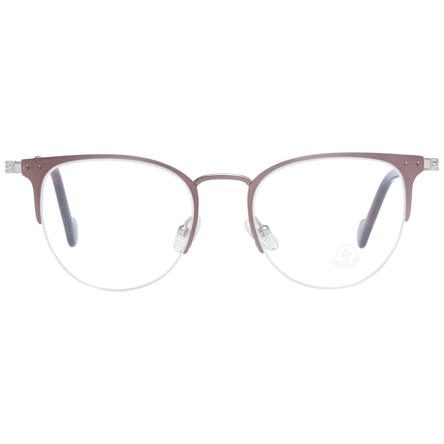 Unisex Moncler Silver and Black Round Metal Glasses Amazon.com : Moncler ML0051 Shiny Black/Silver Unisex Ski  main image 4