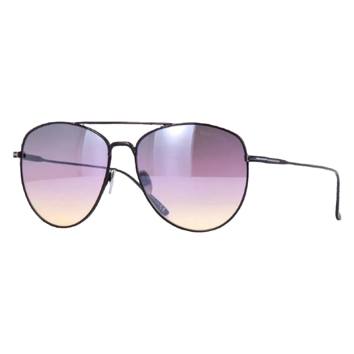 Tom Ford Pilot Style Purple Mirrored Lens. Tom Ford FT5948-B Optical Frame 081 Shiny Violet - eye-oo.com main image 4