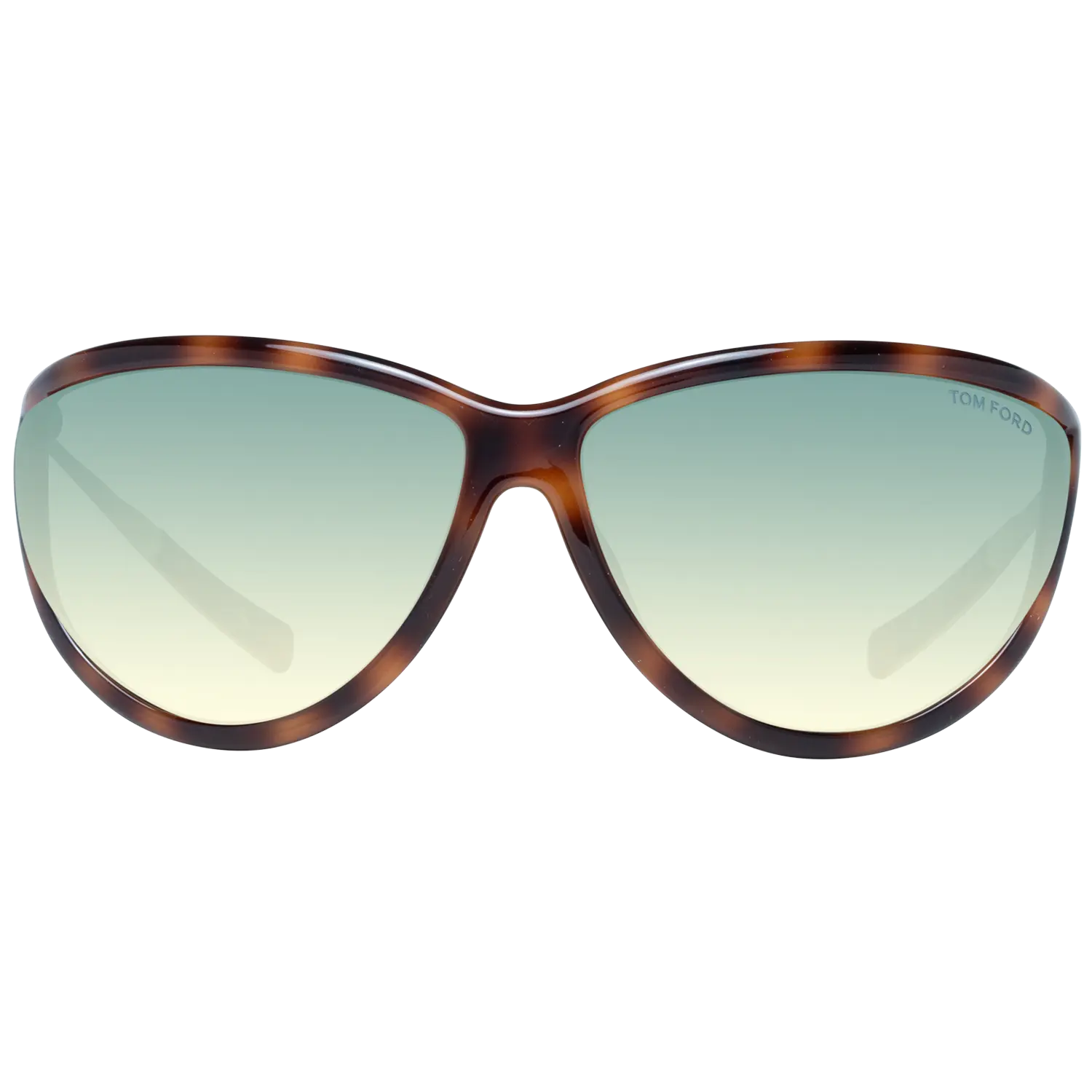 Tom Ford Sunglasses Women Brown Havana Cat Eye Green 