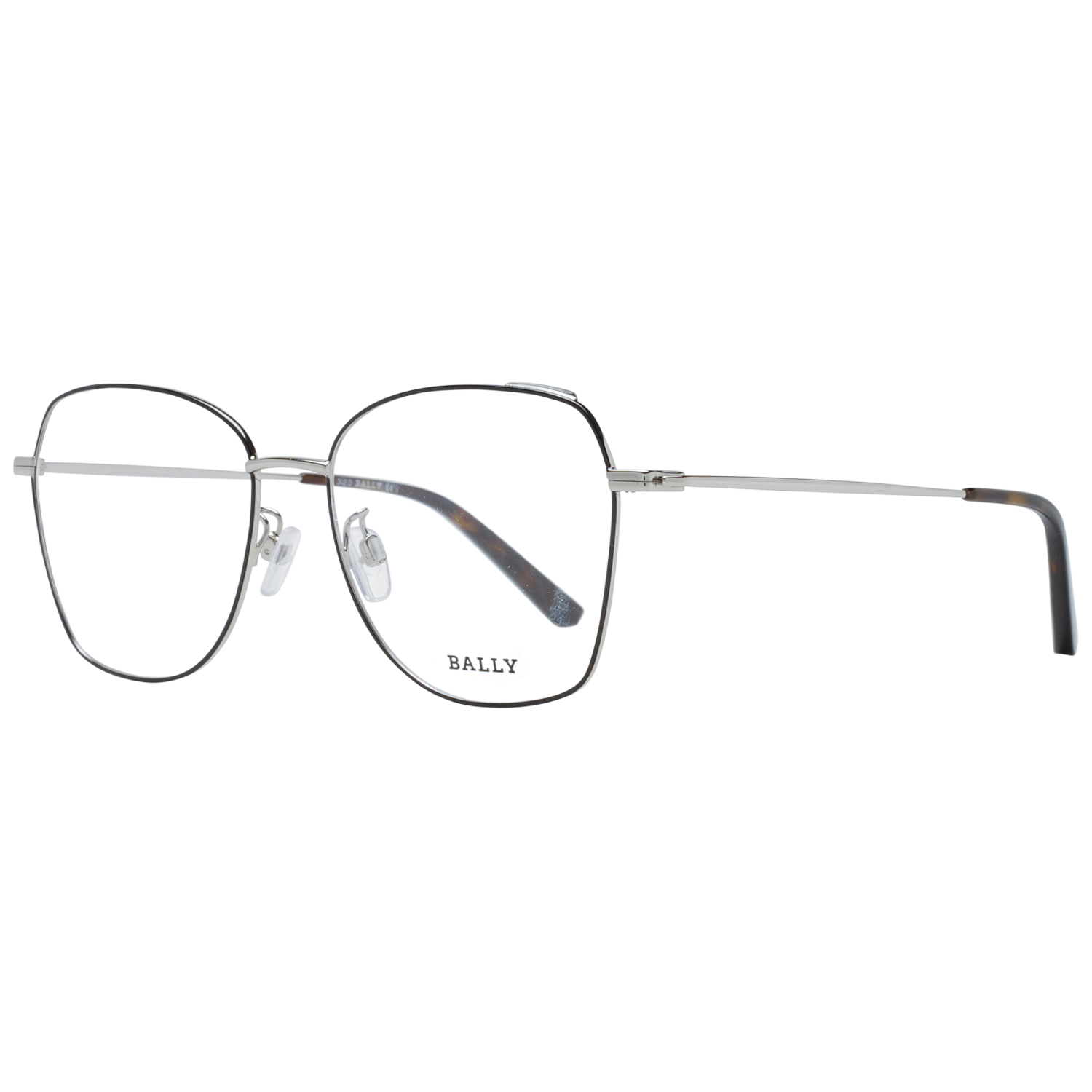 メガネ Bally BY5036H 028 Luxury Large Gold Frame Glasses Bally™ BY5036-H Geometric Eyeglasses | EyeOns.com