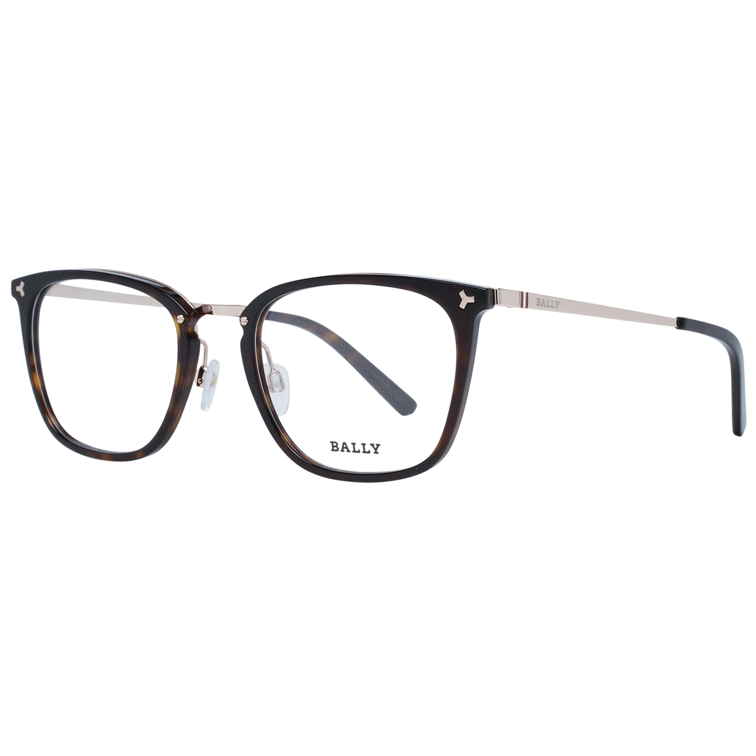 Bally Eyeglasses Brown Rectangular BY5037-D 056 53mm | eBay