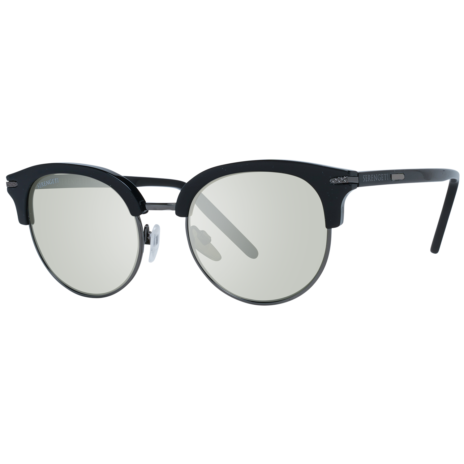 Serengeti Sunglasses Women Black Round Green Polarized 8942  display picture 1