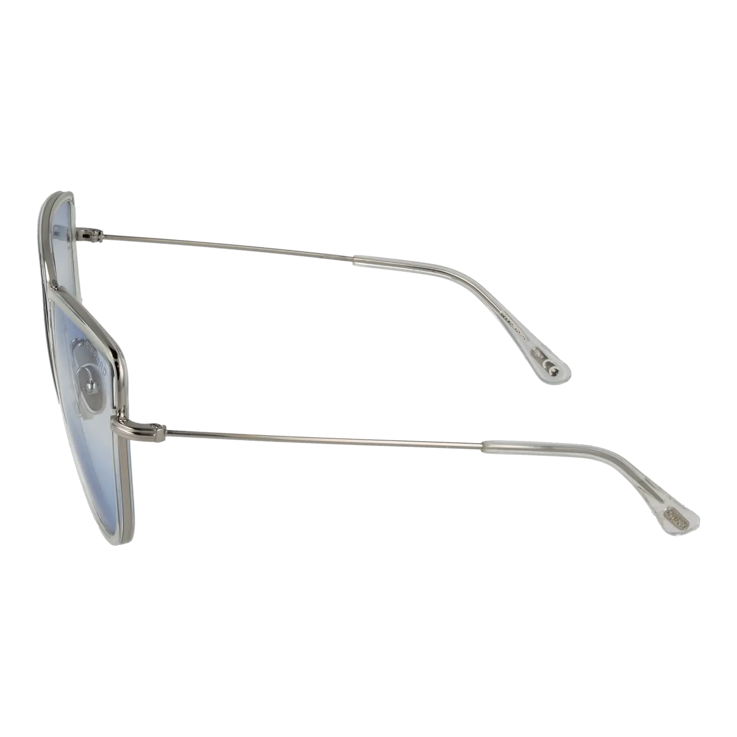 Tom Ford Women\'s Silver Aviator Sunglasses with Blue Lenses Buy Top Tom Ford 551 Sunglasses for Women main image 2
