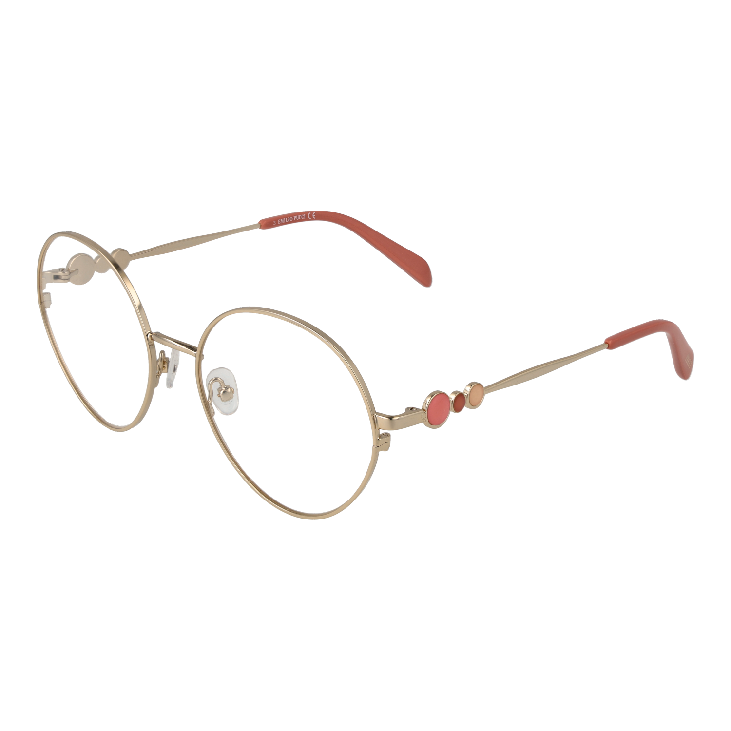 Emilio Pucci Gold Women Women\'s Frames Emilio Pucci Glasses | Italian Optical Frames main image 4