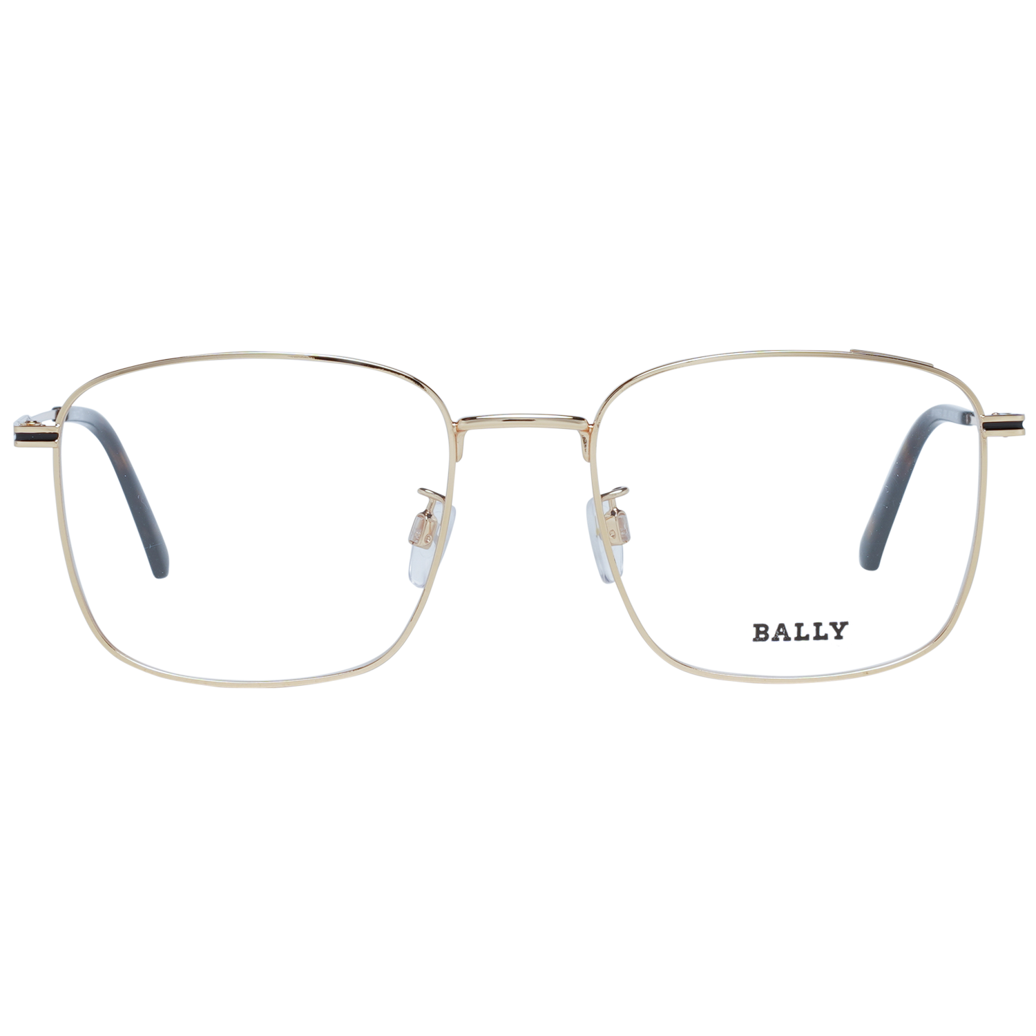 Bally Eyeglasses Gold Square Metal BY5039-D 030 54mm | eBay