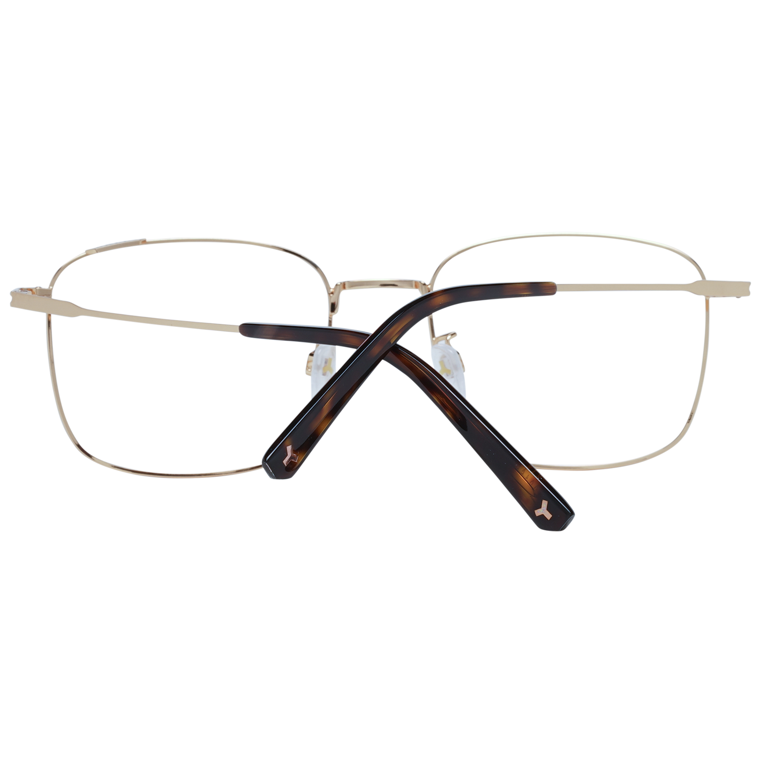 Bally Eyeglasses Gold Square Metal BY5039-D 030 54mm | eBay