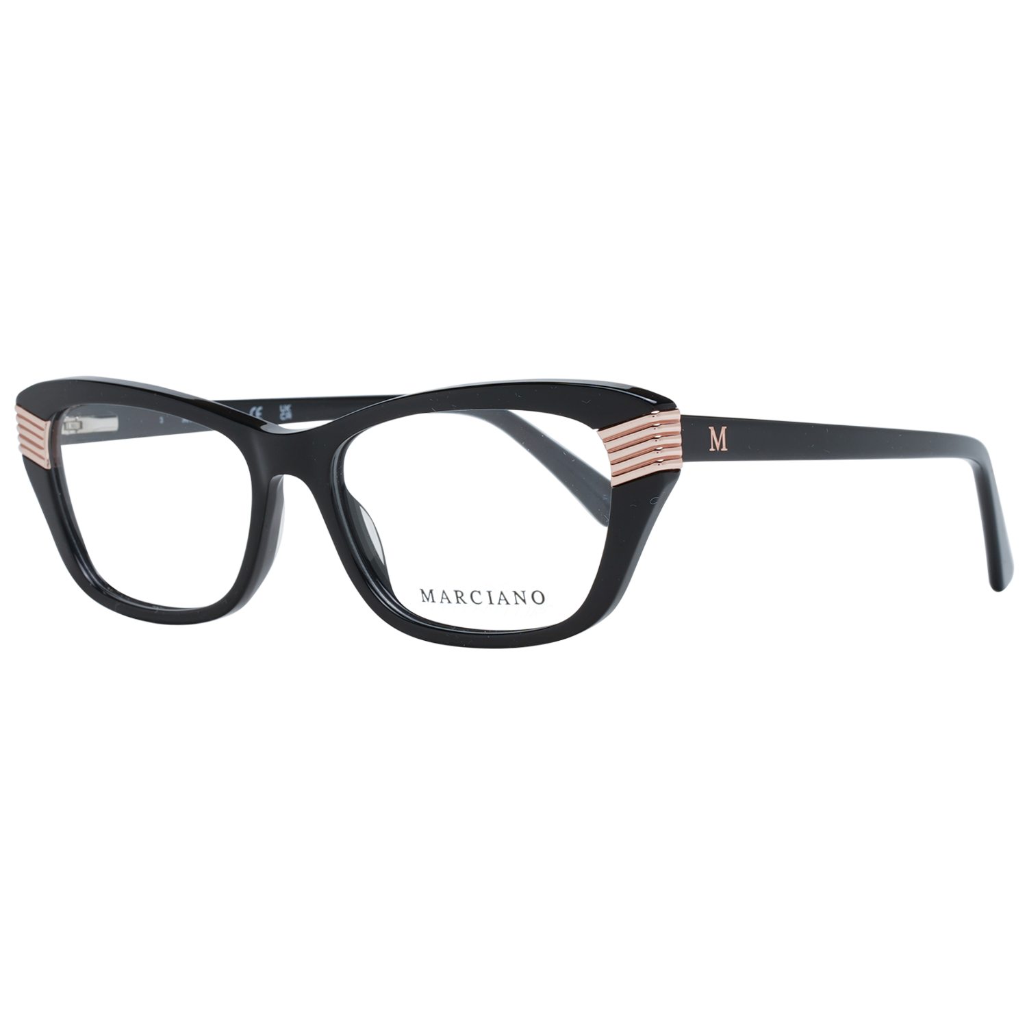 Guess by Marciano Black Sunglasses with Silver Accents Marciano By Guess GM0816 01B All Black Round Plastic  main image 2