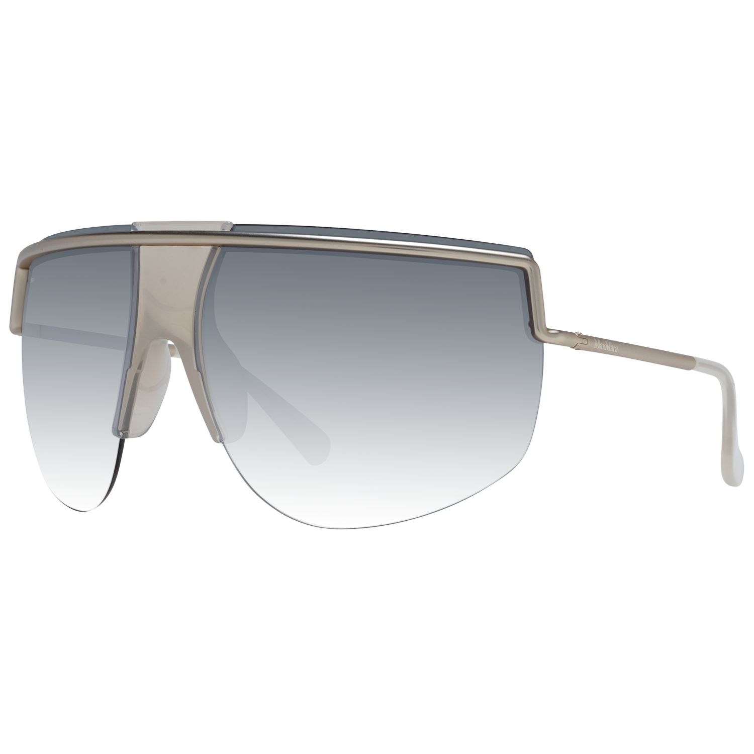 Max Mara Sunglasses Women's Silver Pilot-Aviator MM0050 32C 70mm