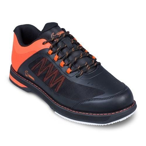 orange and black bowling shoes