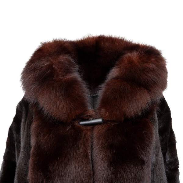 ジャケット・アウター Christian Dior Luxury Parka Jacket w Fur GORGEOUS CHRISTIAN DIOR BLACK JACKET COAT w/Real FUR Trim