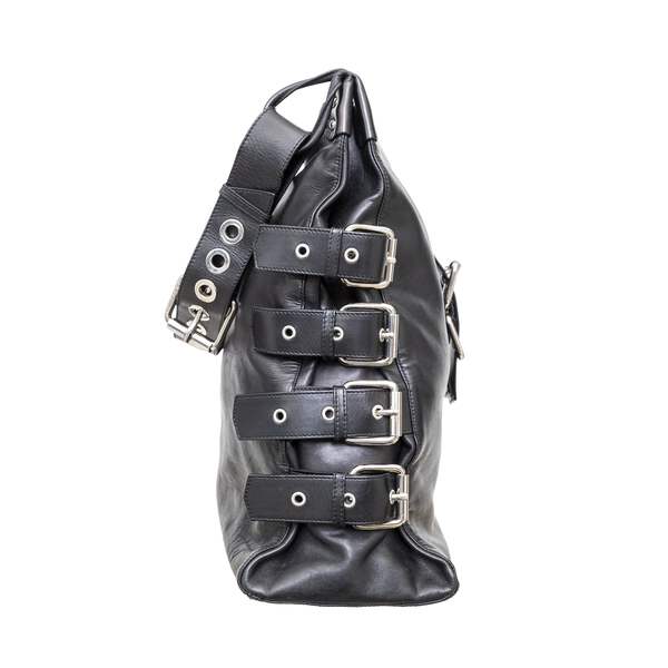 Dolce & Gabbana '00s Vintage Buckled Shoulder Bag | Luxury