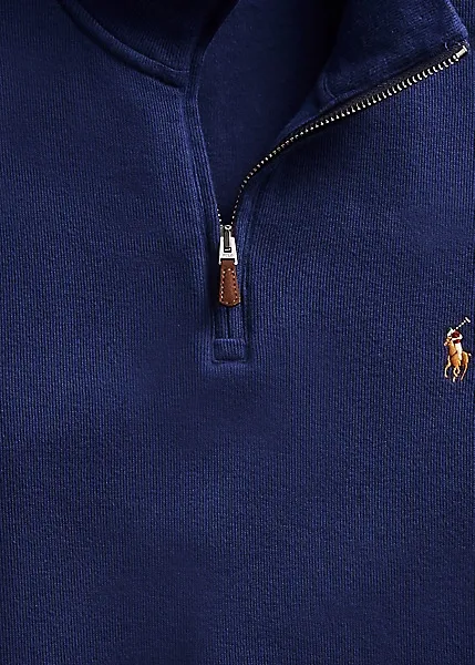 Polo Ralph Lauren Estate Rib Quarter Zip Pullover (Cruise