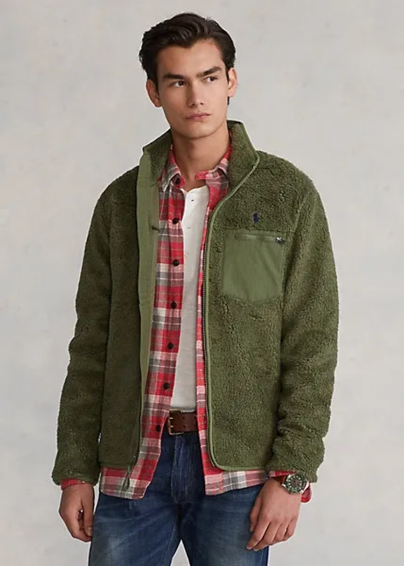 Ralph lauren discount hybrid fleece jacket