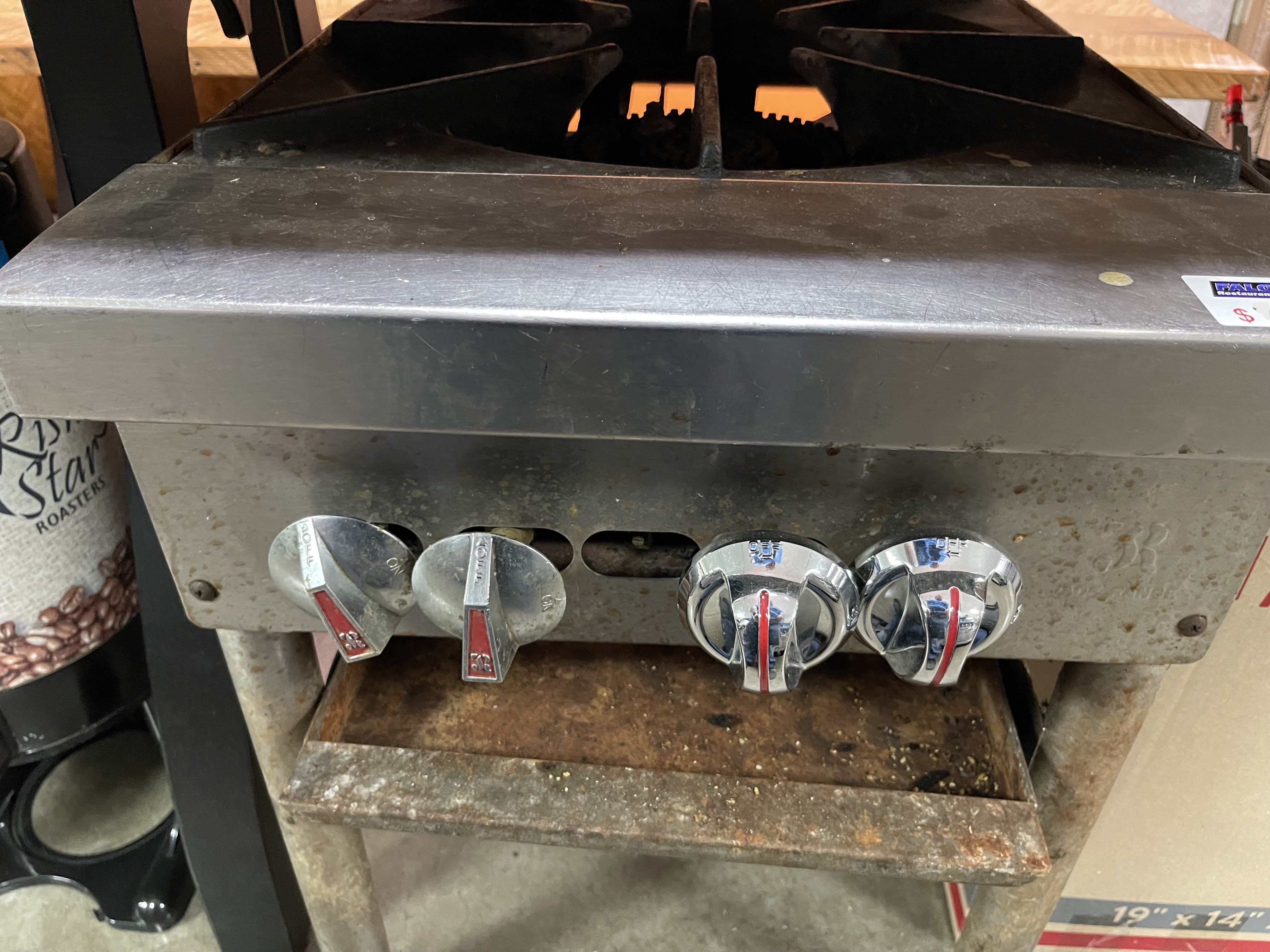 Used Jade Range JSP-182 2 Burner Commercial Stock Pot Range