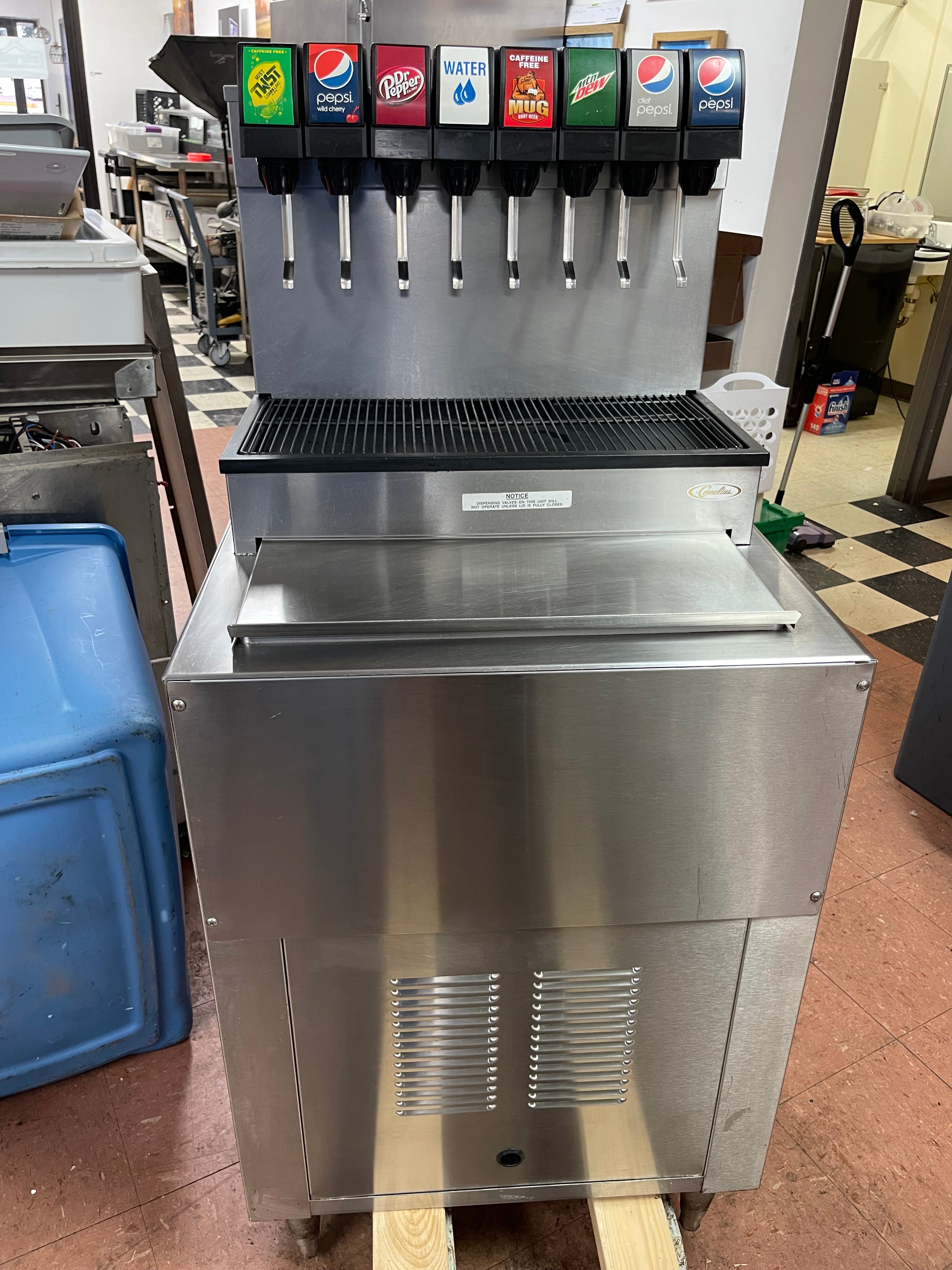 Used Cornelius CB2323A Soda Drink Fountain with Cabinet and