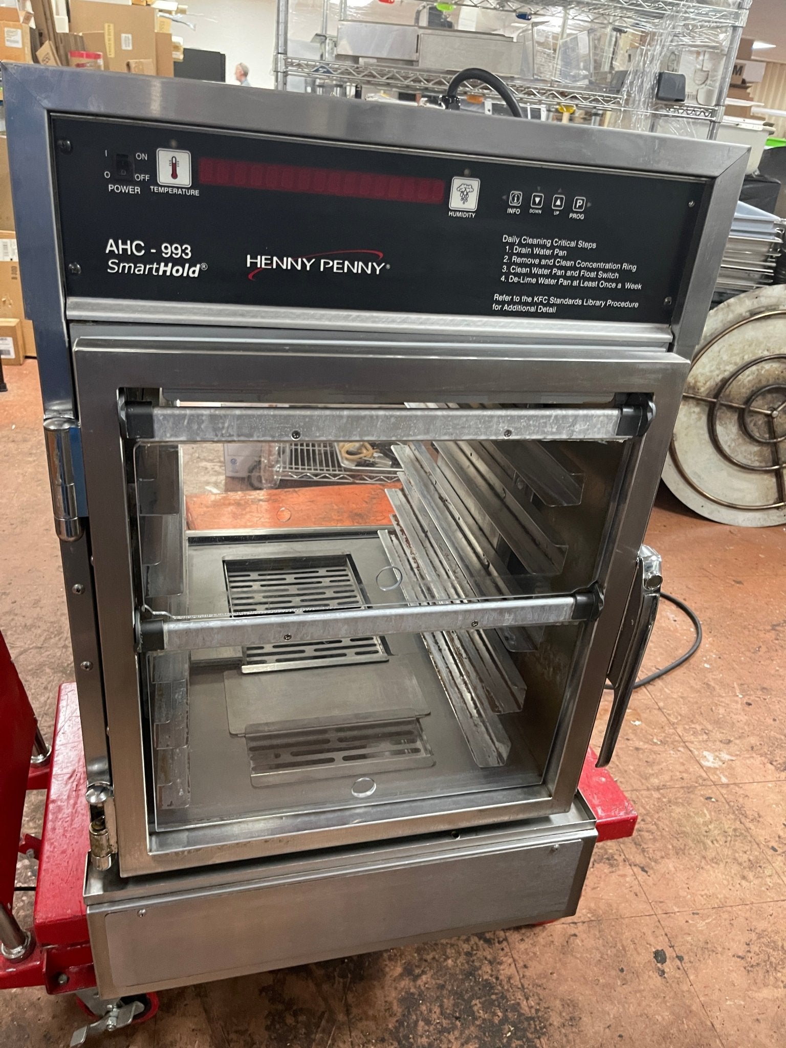Used Henny Penny AHC-993 Humidified Heated Pass Thru Holding
