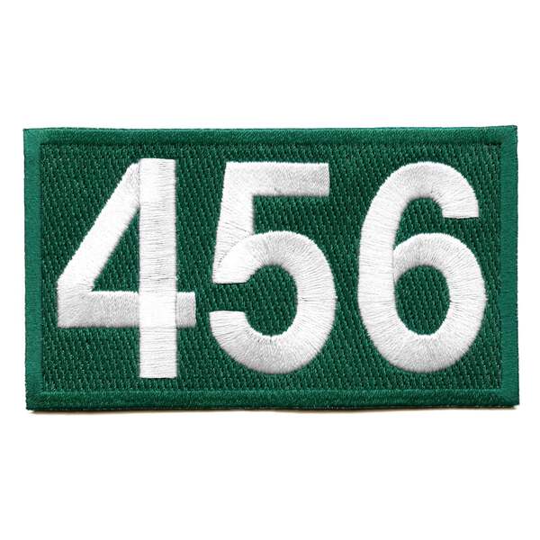 Player Number 456 Patch Survival Game Embroidered Iron On | eBay