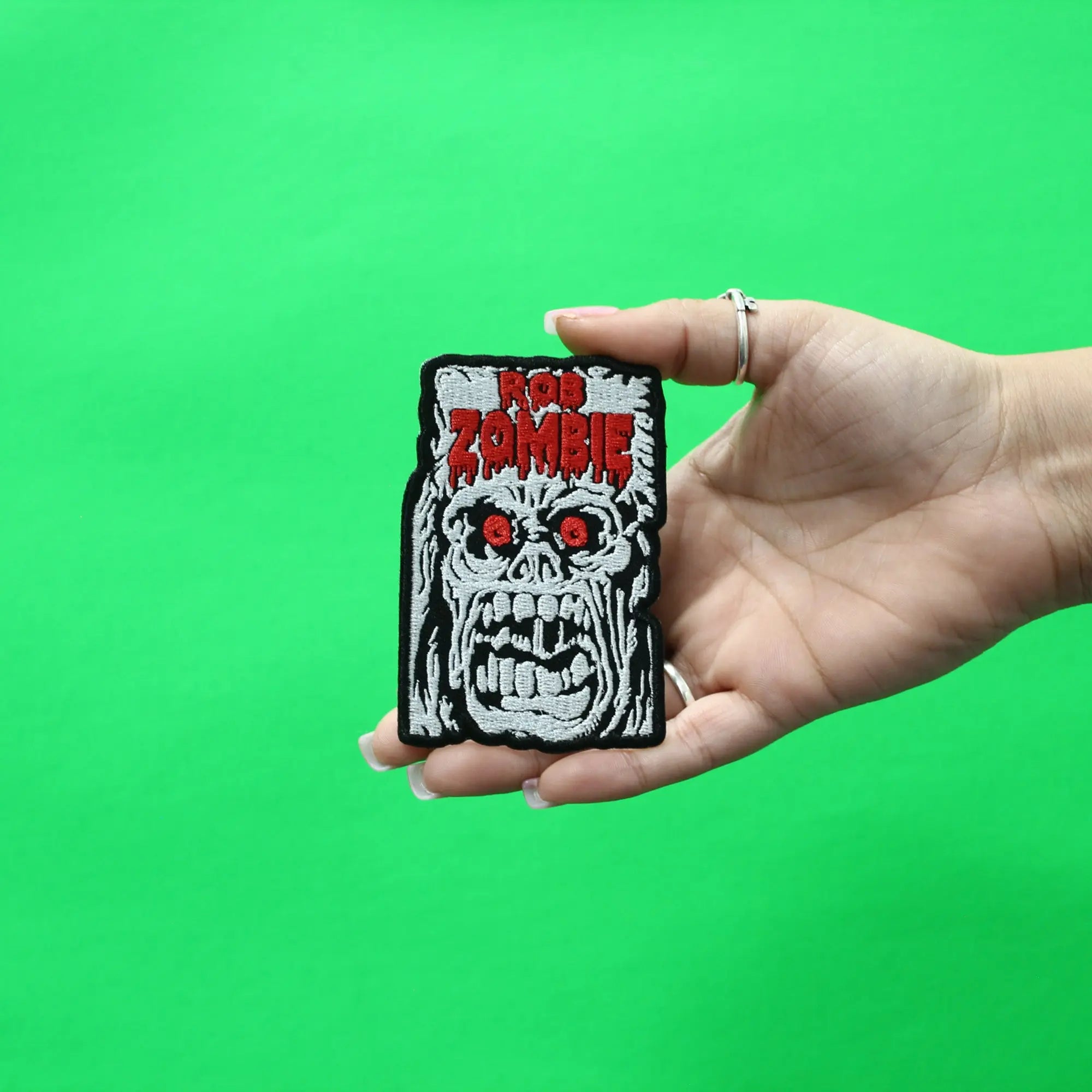 Rob Zombie Screaming Monster Patch Heavy Metal Rock Band