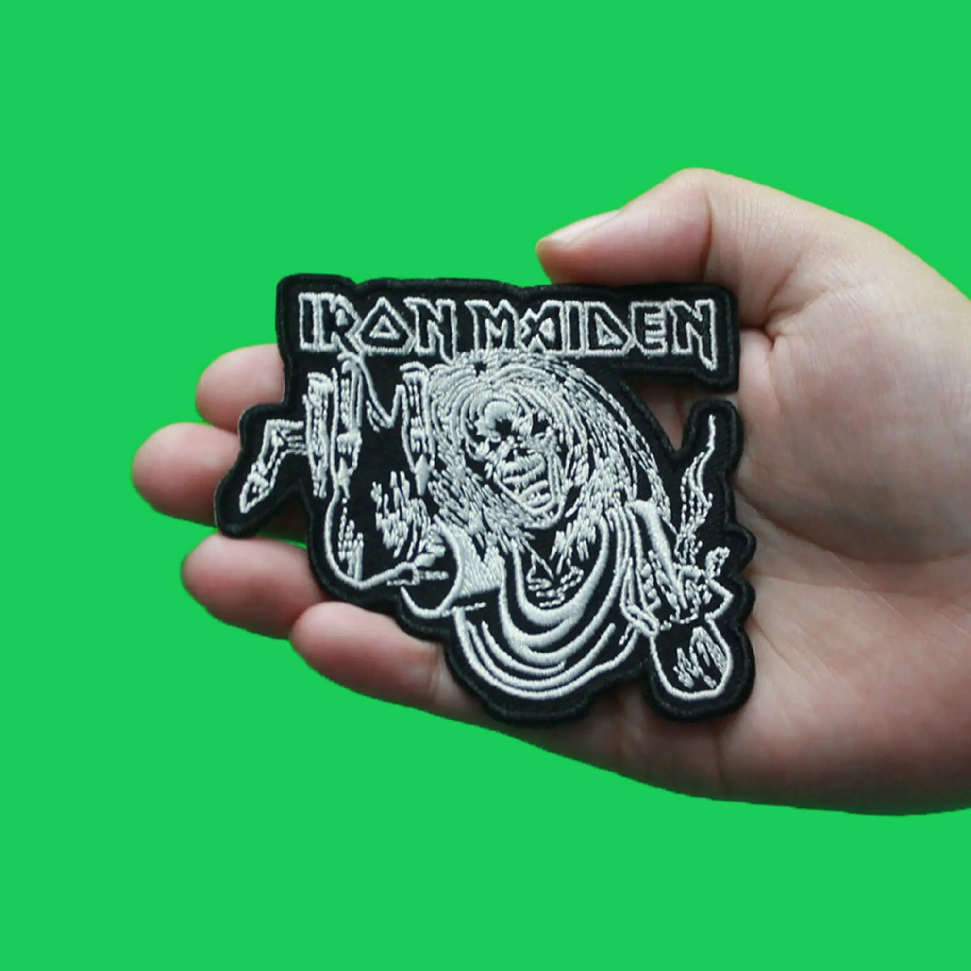 80s Iron Maiden 「魔力の刻印」ペイントスウェット(XL) Iron Maiden Shirt Beast Over Hammersmith Licensed