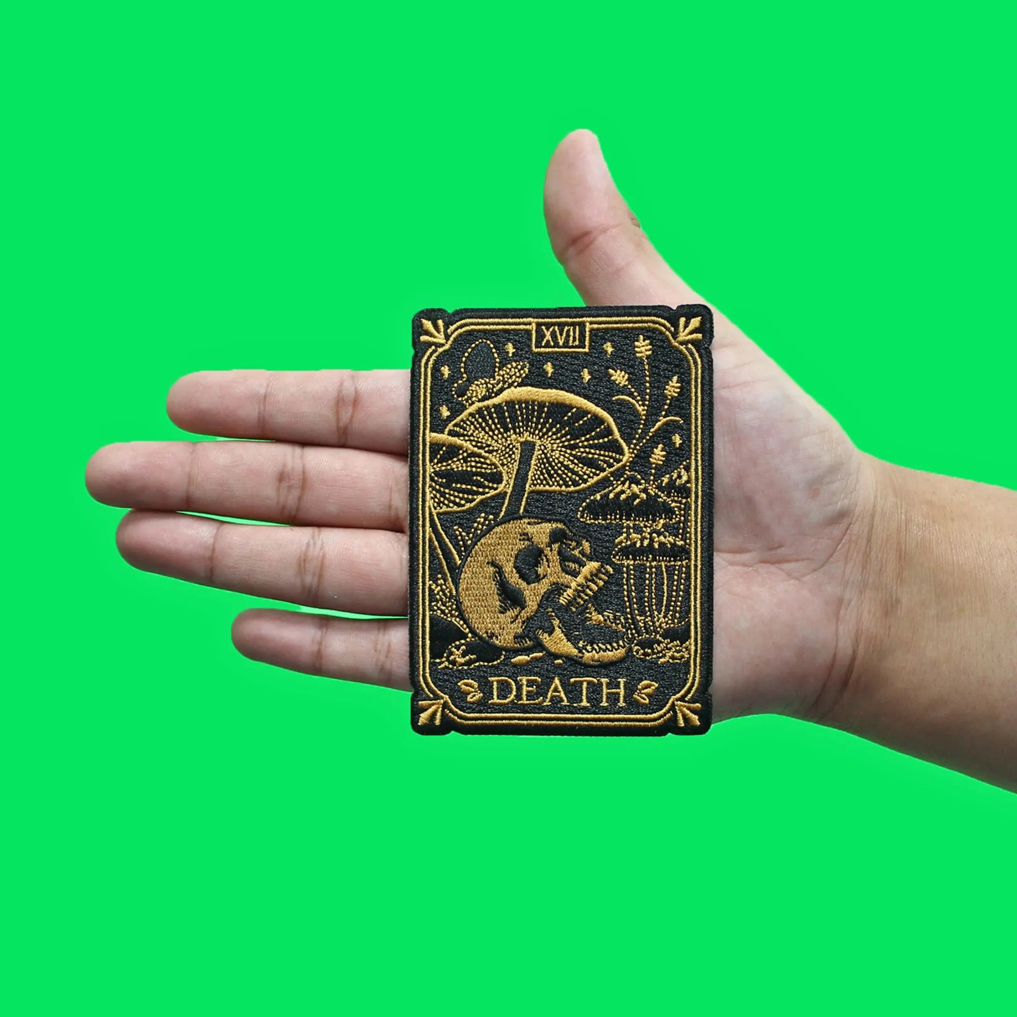 Death Seventeen Tarot Card Patch Spiritual Readings Psychic