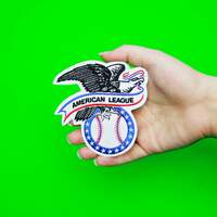 American League Logo Sleeve Patch Jersey Logo Emblem Official Mlb Baseball Eagle 813300010408 Ebay