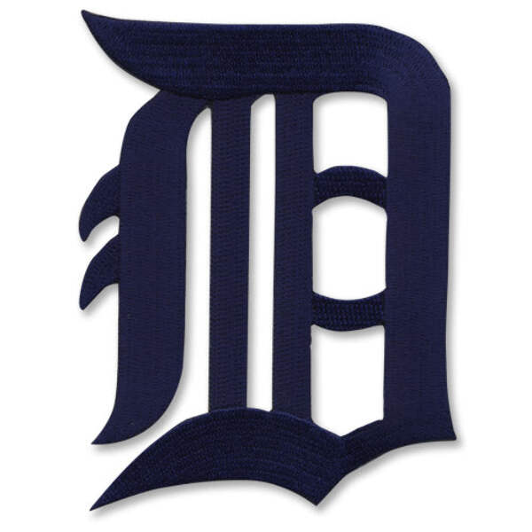 Detroit Tigers Old English Letter D Logo Mlb Sleeve Patch Jersey Emblem 813300010804 Ebay