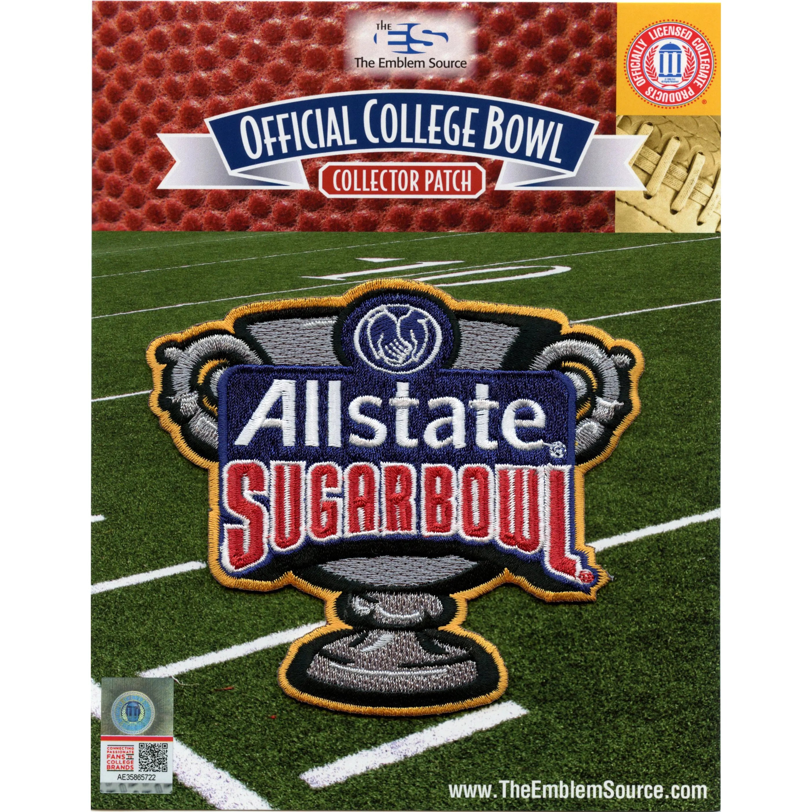 2018 Allstate Sugar Bowl Game Jersey Patch Clemson Alabama