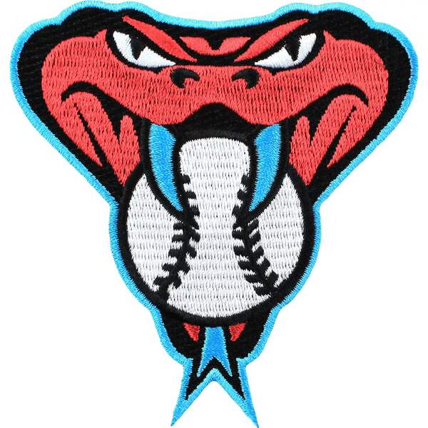 あ*様 STONE  ロゴ ビッグワッペン Arizona Diamondbacks Snake Head MLB Embroided Jersey Patch Emblem