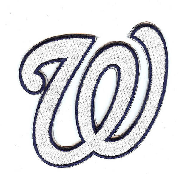 Washington Nationals Chest Logo Patch Jersey W White Letter 2009 Mlb Emblem 813300010422 Ebay