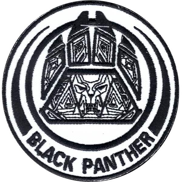 Official Marvel Comics Avenger Black Panther Crest Hero Iron On Applique Patch 671803238930 Ebay