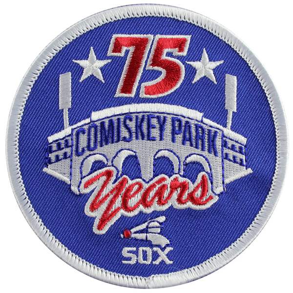 Chicago White Sox 75th Anniversary Comiskey Park Jersey Sleeve MLB